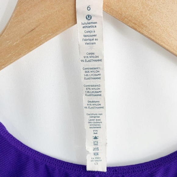 lululemon Ta Ta Topper Purple Tank Top 6 - Picture 7 of 7